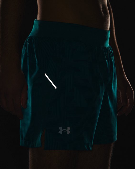 Shorts UA Launch Elite 13 cm da uomo, Green, pdpMainDesktop image number 4